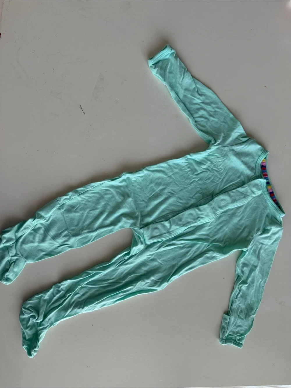 Magnetic Me Mint Green Footed One-Piece Pajamas